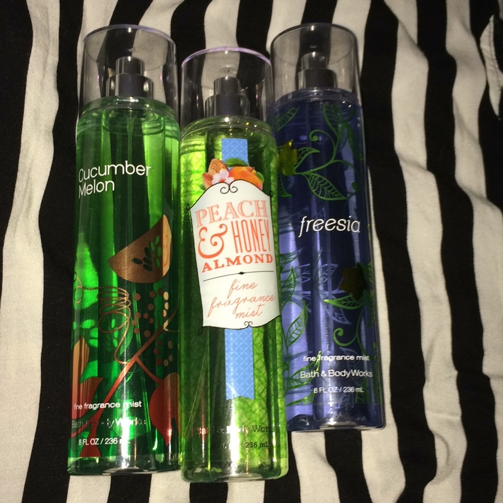 Bath & body works sprays